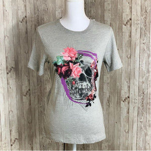 Converse Floral Scull Crew T-shirt